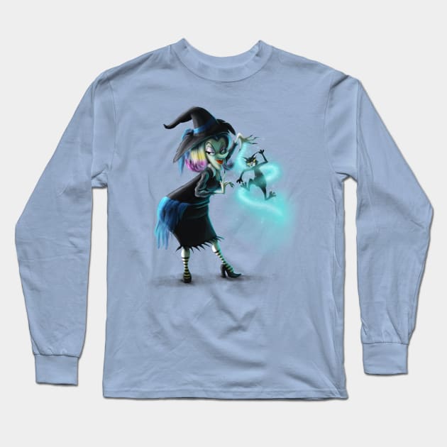 Velda Witch Long Sleeve T-Shirt by AlineSantAnna